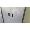 Image 2 : Gladiator Diamond Plate Cabinet GAJG36FDYG03 Gearbox Cabinet w/ 3 Shelves 3ftW x 2ftD x 6ft Tall
