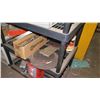 Image 5 : 4 Tier Plastic Shelf w/ Contents - Misc Tools, Fittings, Nylon Strap, etc