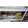 Image 4 : Qty 5 Plastic 4-Tier Shelves w/ Contents - Dottie Bolts, Screw-In Anchors, Drill Bits, etc