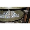 Image 6 : Round Metal 8 Tier Shelf w/ Contents - Fittings,  Bolts, Bushings, Connectors, etc