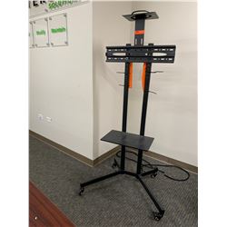 Rolling AV Equipment Stand 71" H