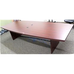Oval Conference Table with Laminate Coating 10Ft x 4Ft