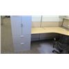 Image 6 : Qty 6 Desks w/ Rolling Chairs, Filing Cabinets & Cubicle Walls (Buyer Needs to Disassemble)