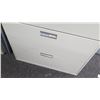 Image 3 : Beige 4-Drawer Lateral File Cabinet 36"W x 18.5"D x 53"H