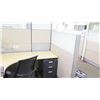 Image 19 : Qty 6 Desks w/ Rolling Chairs, Filing Cabinets & Cubicle Walls (Buyer Needs to Disassemble)