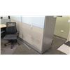 Image 2 : Qty 4 Desks w/ Rolling Chairs, Filing Cabinets & Cubicle Walls (Buyer Needs to Disassemble)