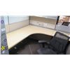 Image 5 : Qty 4 Desks w/ Rolling Chairs, Filing Cabinets & Cubicle Walls (Buyer Needs to Disassemble)