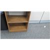 Image 2 : Short Wooden 2-Tier Bookcase 23.5"W x 15.5"D x 28"H