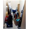 Image 1 : Contents of Closet: Windtunnel & Hoover Vacuums, Projection Screen, X-Mas Tree Stand, etc