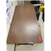 Image 4 : Rectangle Folding Table w/ Metal Legs 5ft x 30" (table only)