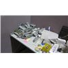 Image 5 : Metal Desk and  Misc. Contents, Cubicle Walls, Etc.