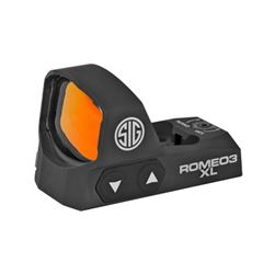 Sig Sauer, ROMEO3XL, Reflex Sight, 3 MOA Dot, Black Finish, 1 MOA Adjustments