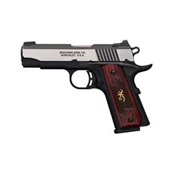 Browning, 1911-380, Black Label, Medallion, Pro Compact, Semi-automatic, 380ACP, 3.63" Barrel