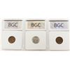 Image 2 : LINCOLN CENT LOT: 3 COINS TOTAL