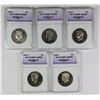 Image 1 : KENNEDY HALF DOLLAR LOT: 5 COINS TOTAL