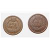 Image 2 : 1866 AND 1867 INDIAN HEAD CENTS