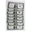 Image 2 : (2) RUNS OF 1935 $1.00 SILVER CERTIFICATES