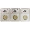 Image 1 : THREE 1938 TEXAS HALF DOLLARS