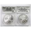 Image 1 : 2008-W AND 2008 AMERICAN SILVER EAGLES