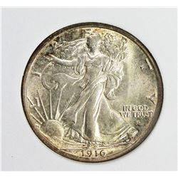 1916-D WALKING LIBERTY HALF DOLLAR