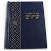 Image 2 : COMPLETE SET OF CANADA NICKELS 1922-1955