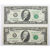 Image 1 : 1995 $10.00 ST. LOUIS &  ATLANTA STAR NOTES
