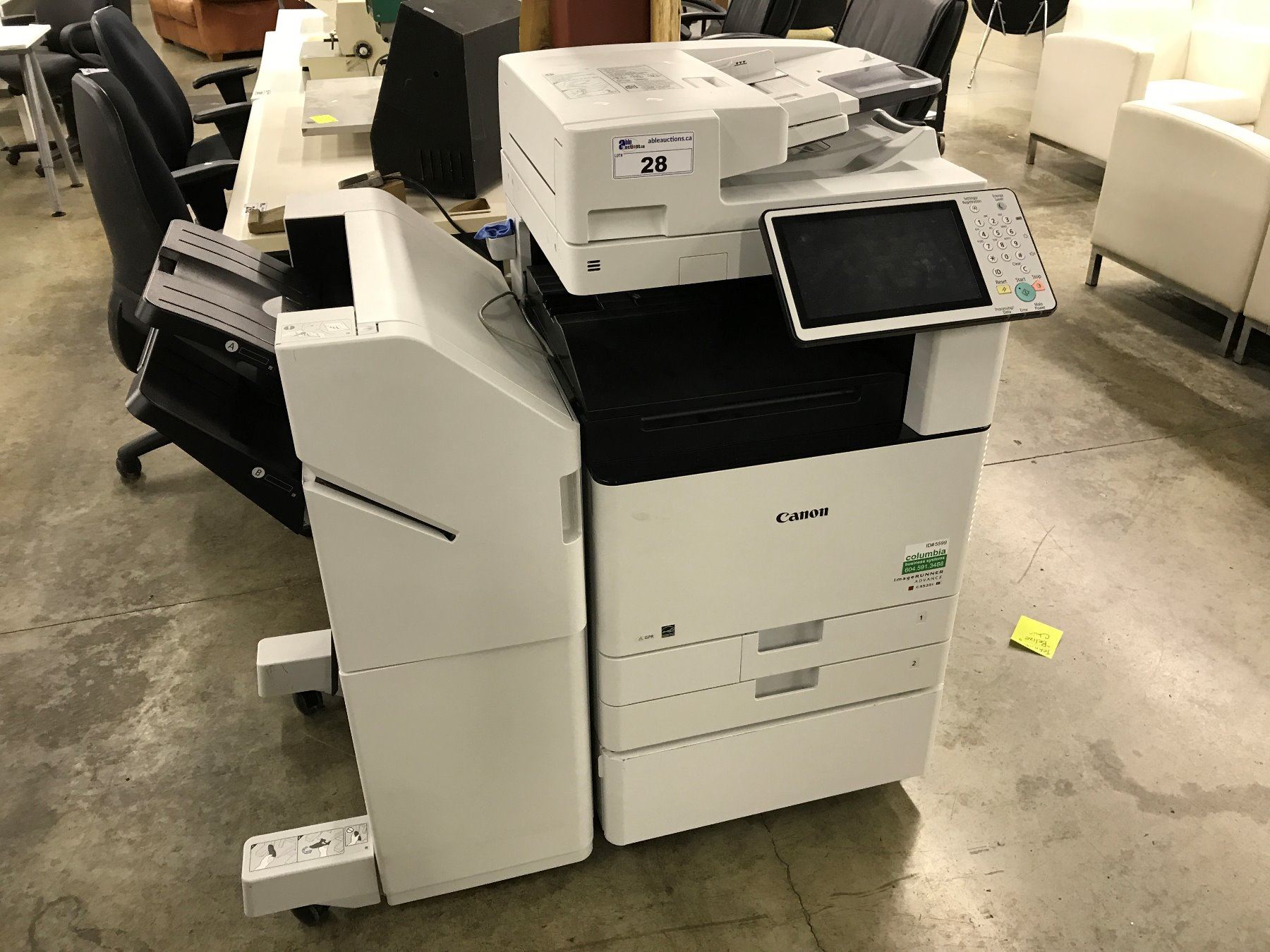 CANON IMAGERUNNER ADVANCE C3525I DIGITAL MULTIFUNCTION COPIER - Able ...