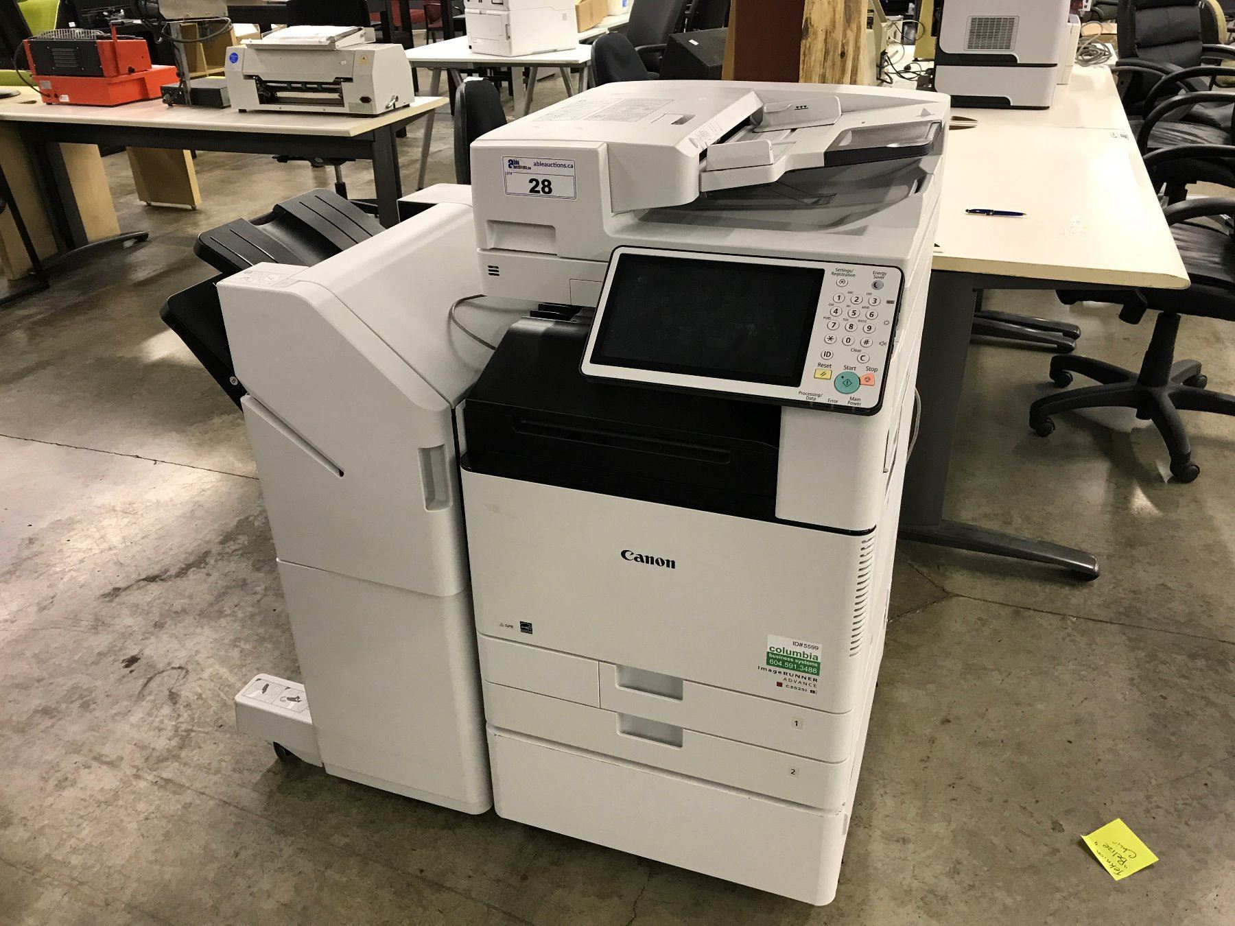 CANON IMAGERUNNER ADVANCE C3525I DIGITAL MULTIFUNCTION COPIER