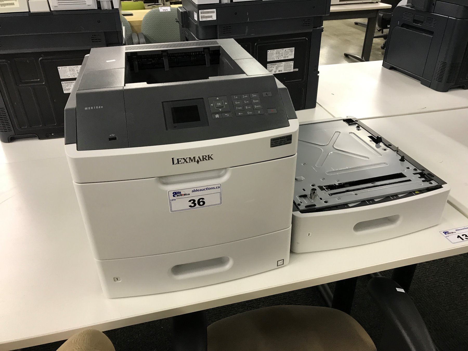 LEXMARK MS810DN NETWORK PRINTER WITH EXTRA TRAY