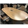 Image 2 : ASH BROWN 8' BOARD ROOM TABLE