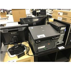 LOT OF COMPUTER EQUIPMENT INC. MONITORS, PRINTERS, COMPUTERS AND MORE, NO HARD DRIVES