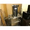 Image 1 : STAINLESS STEEL GARBAGE CAN AND MOBILE CART