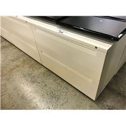 BEIGE 2 DRAWER LATERAL FILE CABINET