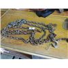 Image 1 : LOT OF 2 CHAINS (10 FOOT AND 16 FOOT) *COMPLETE WITH HOOKS AND PINS*