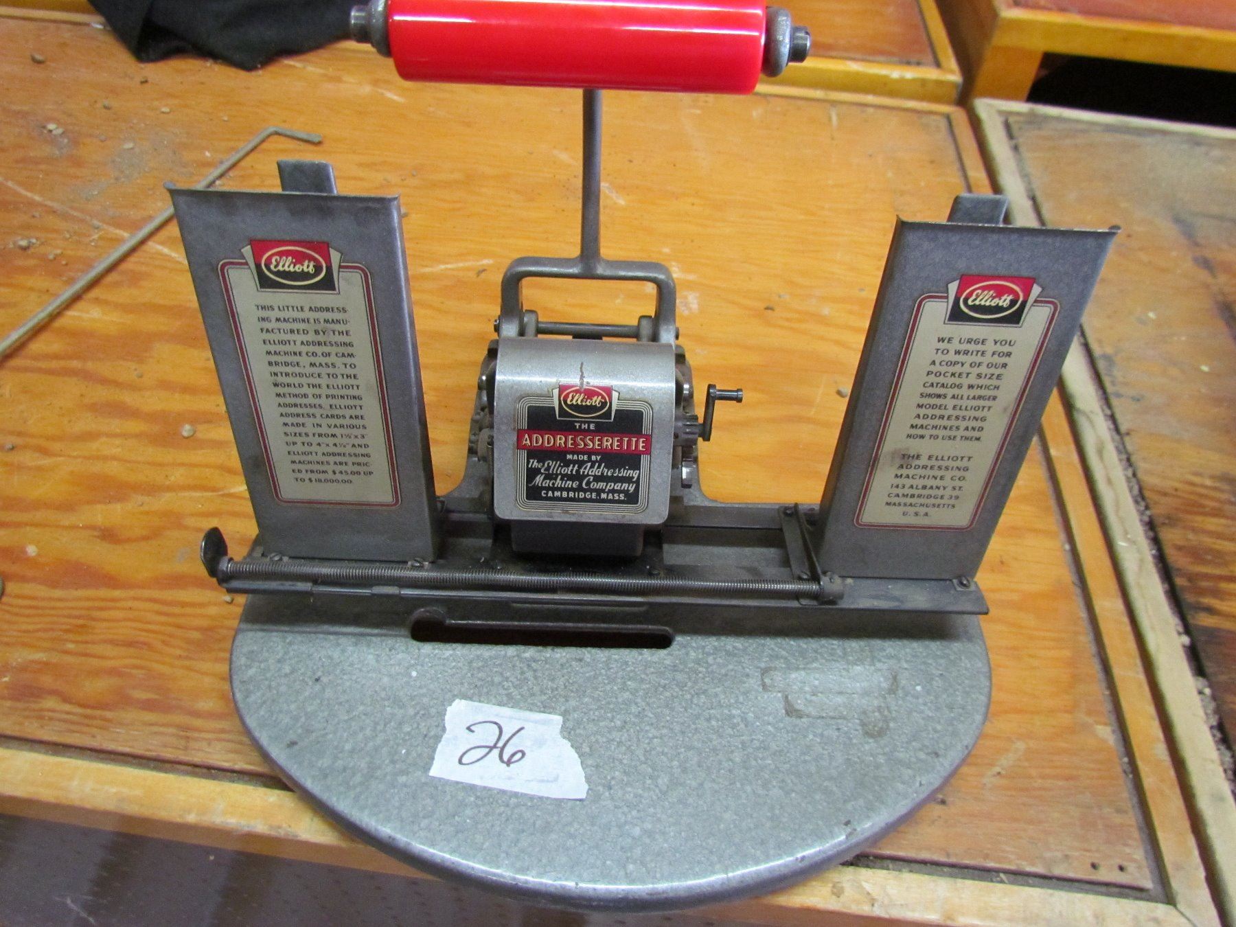 ADDRESS MACHINE (BY ELLIOTT)