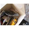Image 4 : LOT INCLUDING, TOOL BOX, HEDGE TRIMMER, HEATER AND JIGSAW