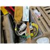 Image 1 : TUB LOT INCLUDING, GEAR PULLERS, PAINT SPRAYER, VACUUM, ETC…