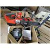 Image 3 : LOT INCLUDING AN A/C MOTOR, CORDLESS BLACK AND DECKER CHAIN SAW, TOOL BELT, HAND SAW AND 2 SPRINKLER