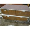 LOT OF 2 STACKING WORK SHELVES ( 4' LONG X 11.5