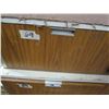 Image 2 : LOT OF 2 STACKING WORK SHELVES ( 4' LONG X 11.5" TALL X 24" DEEP) *BUILT WITH 3/4 INCH FIR WOOD* (2 