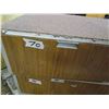 Image 2 : LOT OF 2 STACKING WORK SHELVES ( 4' LONG X 11.5" TALL X 24" DEEP) *BUILT WITH 3/4 INCH FIR WOOD* (2 