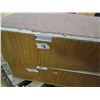Image 2 : LOT OF 2 STACKING WORK SHELVES ( 4' LONG X 11.5" TALL X 24" DEEP) *BUILT WITH 3/4 INCH FIR WOOD* (2 