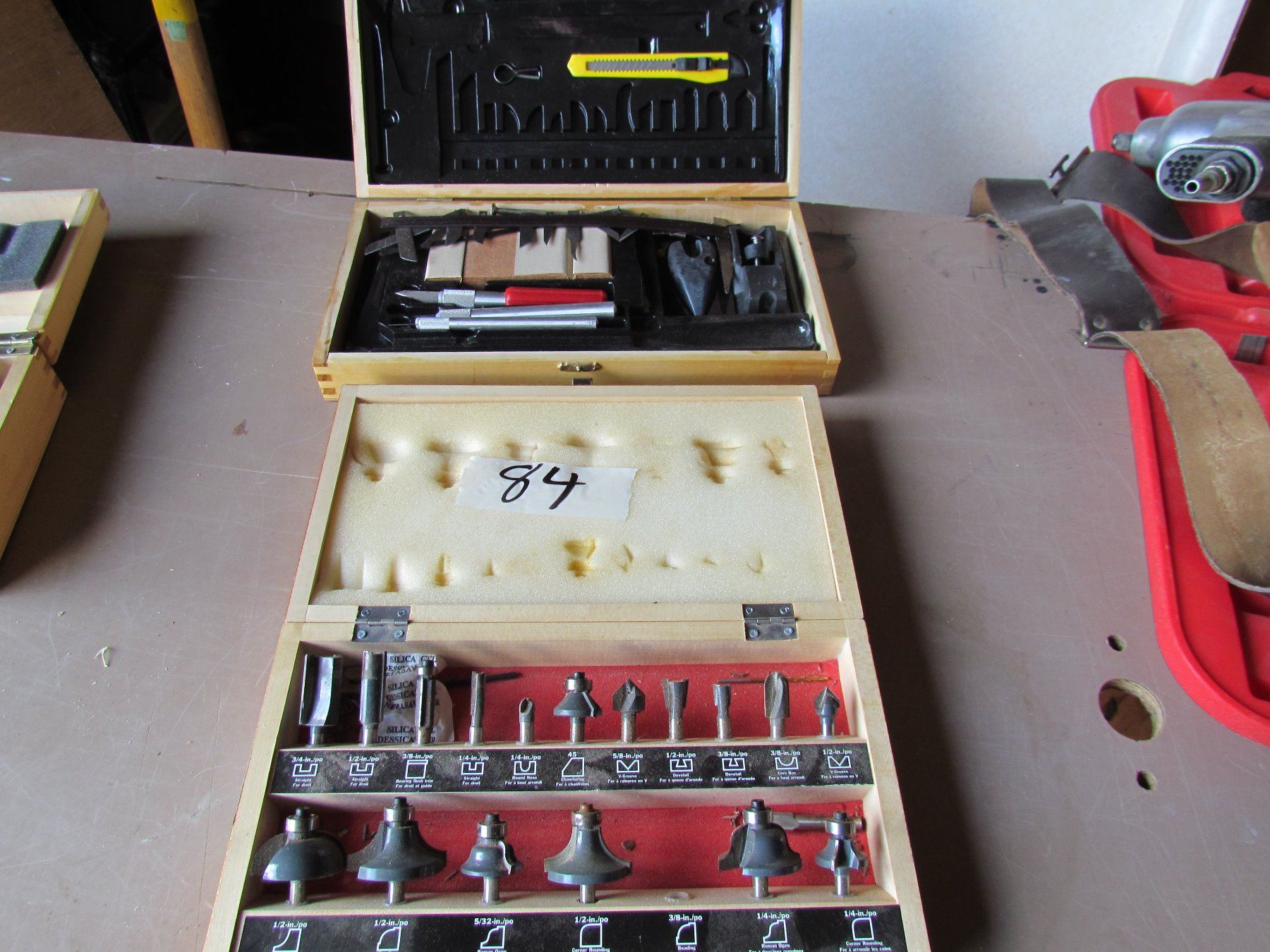 ROUTER BITS AND CARVING SET (CRAFTSMAN) - Schmalz Auctions