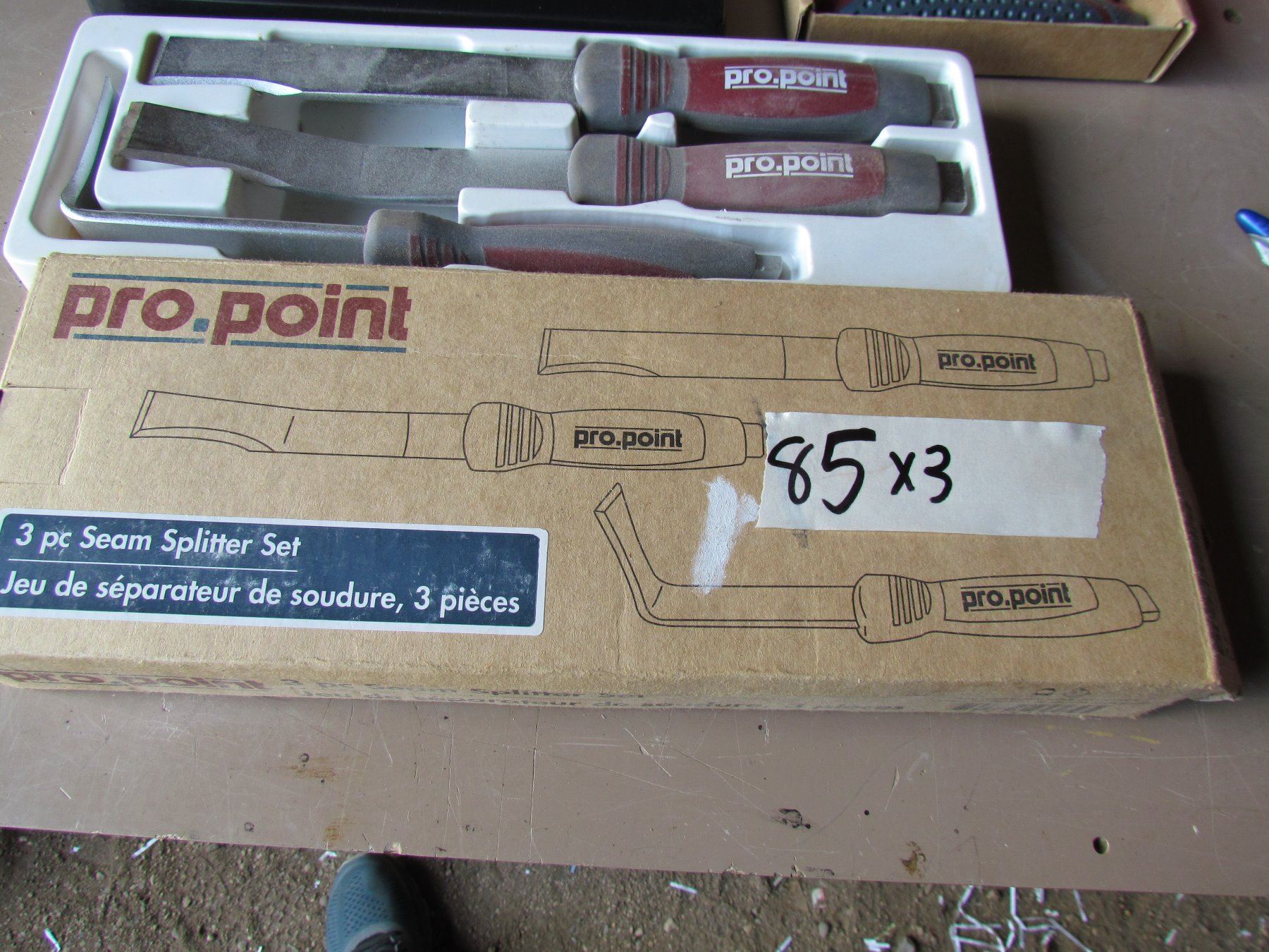 3 SETS OF PRO POINT TOOLS (UPHOLSTERY & BODYWORK) - Schmalz Auctions