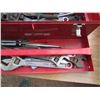 Image 3 : TOOL BOX, CRESCENT WRENCHES, PIPE WRENCHES, ETC…