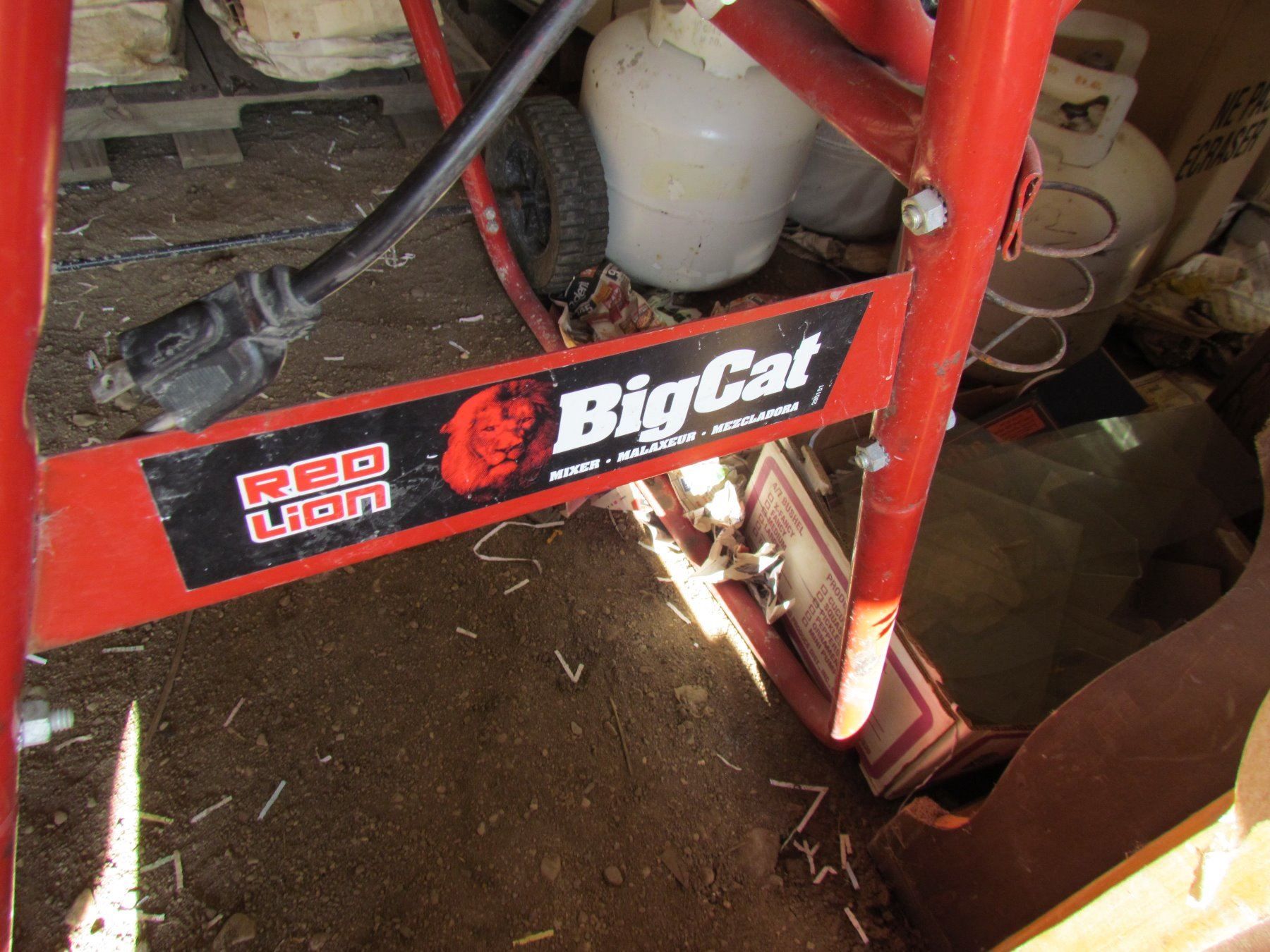 CEMENT MIXER (RED LION BIG CAT) *ELECTRIC MOTOR* Schmalz Auctions