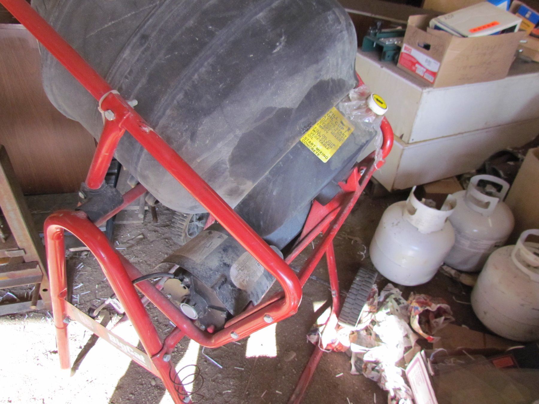 CEMENT MIXER (RED LION BIG CAT) *ELECTRIC MOTOR* Schmalz Auctions