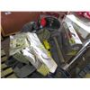 Image 1 : LOT OF GLOVES, DUFFLE BAG, LUNCH KIT, TOOLS AND SAW BLADE
