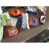 Image 4 : LOT OF SAFETY GLASSES, TAPE MEASURE, ICE CLEATS, ETC…