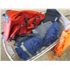 Image 3 : LARGE TUB OF BACKPACKS, DUFFLE BAGS, ETC…